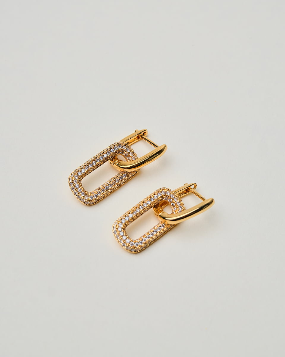 18K Plated Rue Earrings