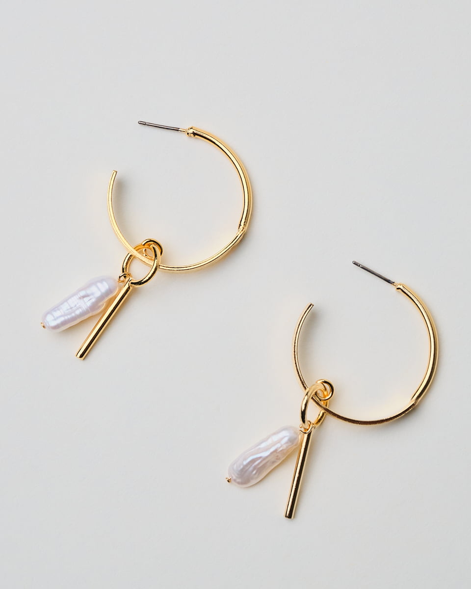 18K Plated Lea Earrings
