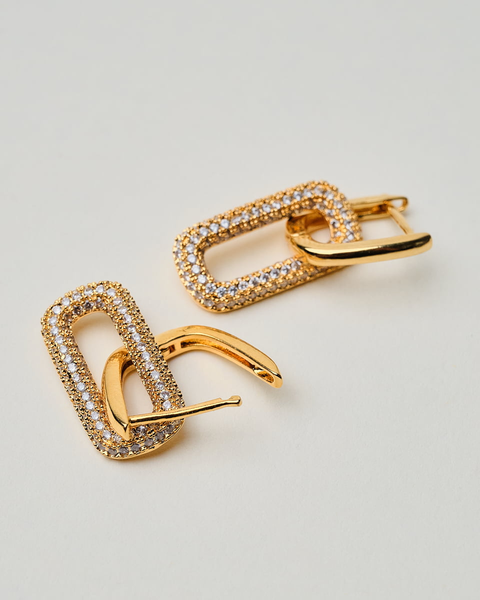 18K Plated Rue Earrings