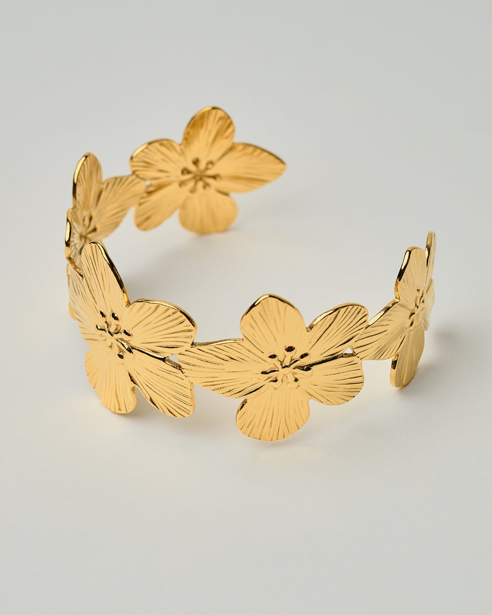 18K Plated Tashi Cuff
