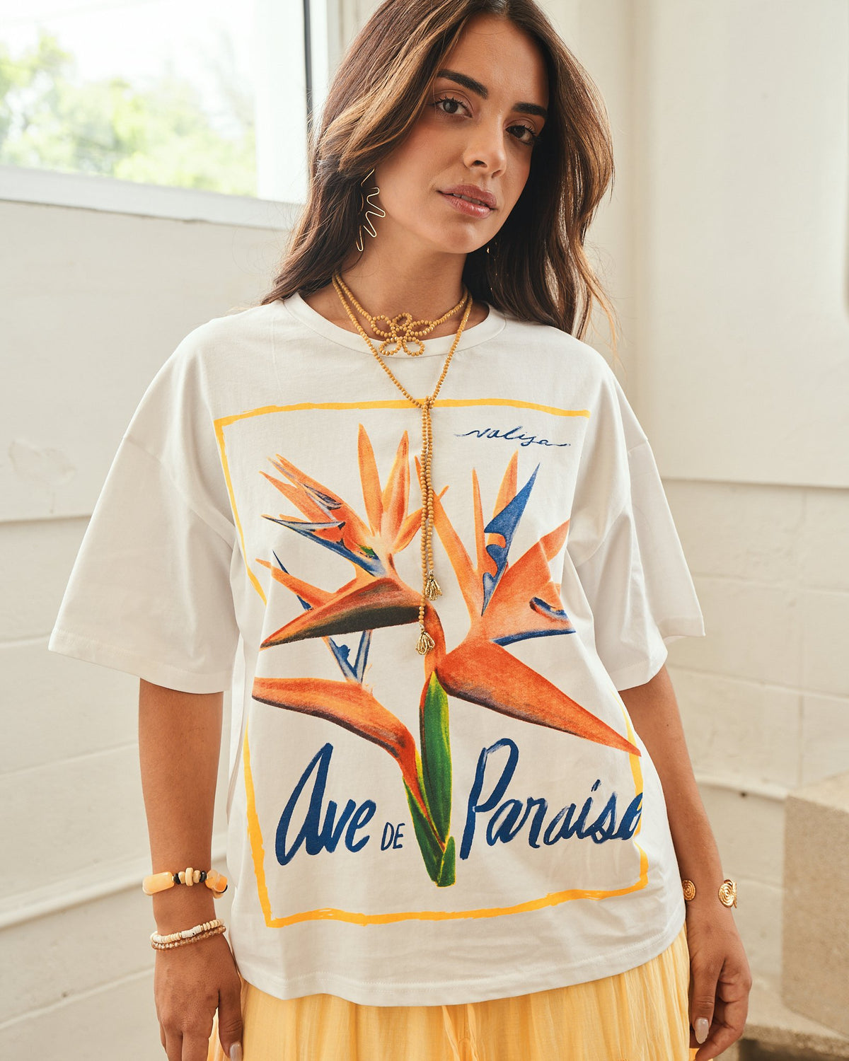 Ave De Paraiso Boxy Top