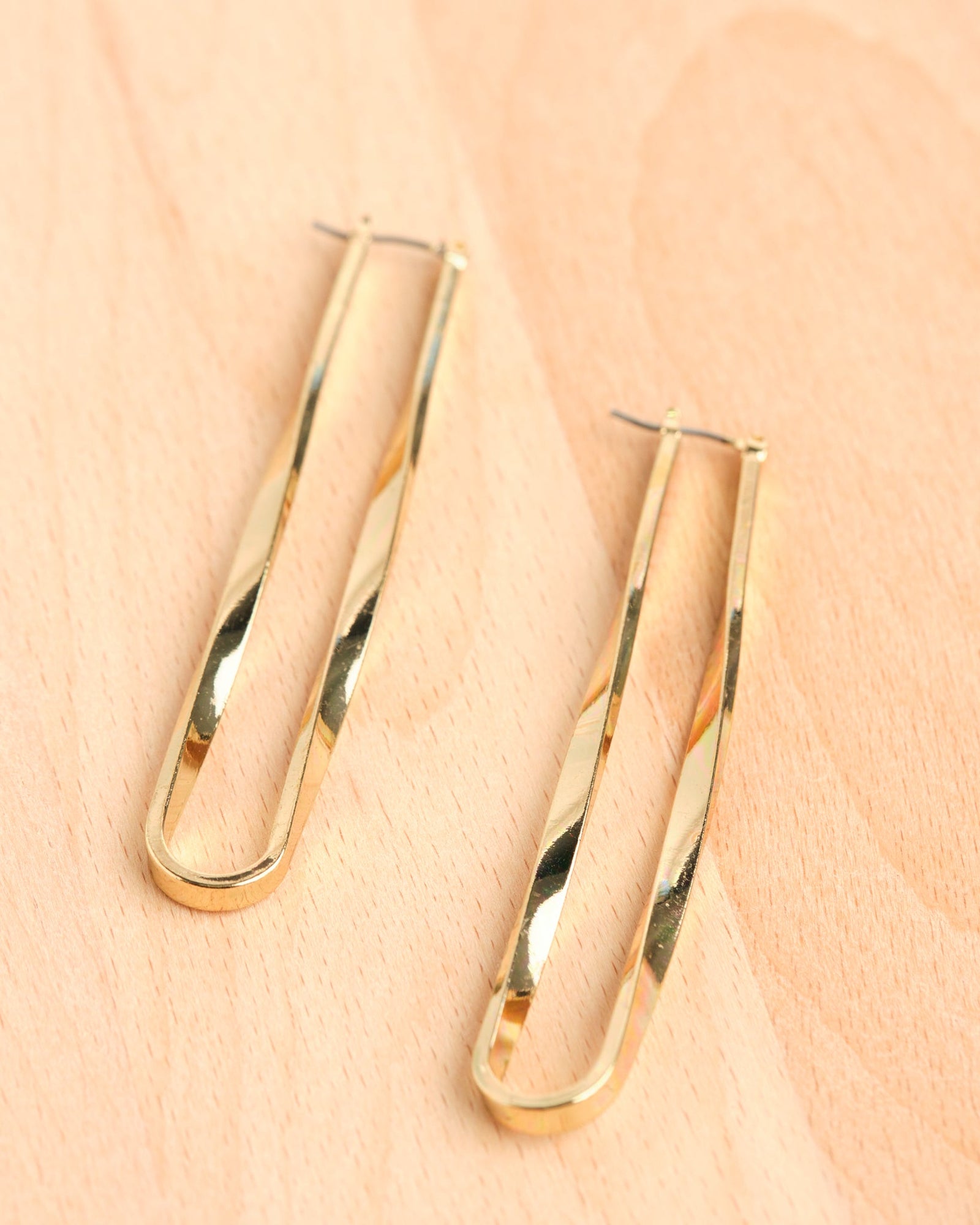 16K Plated So Long Earrings