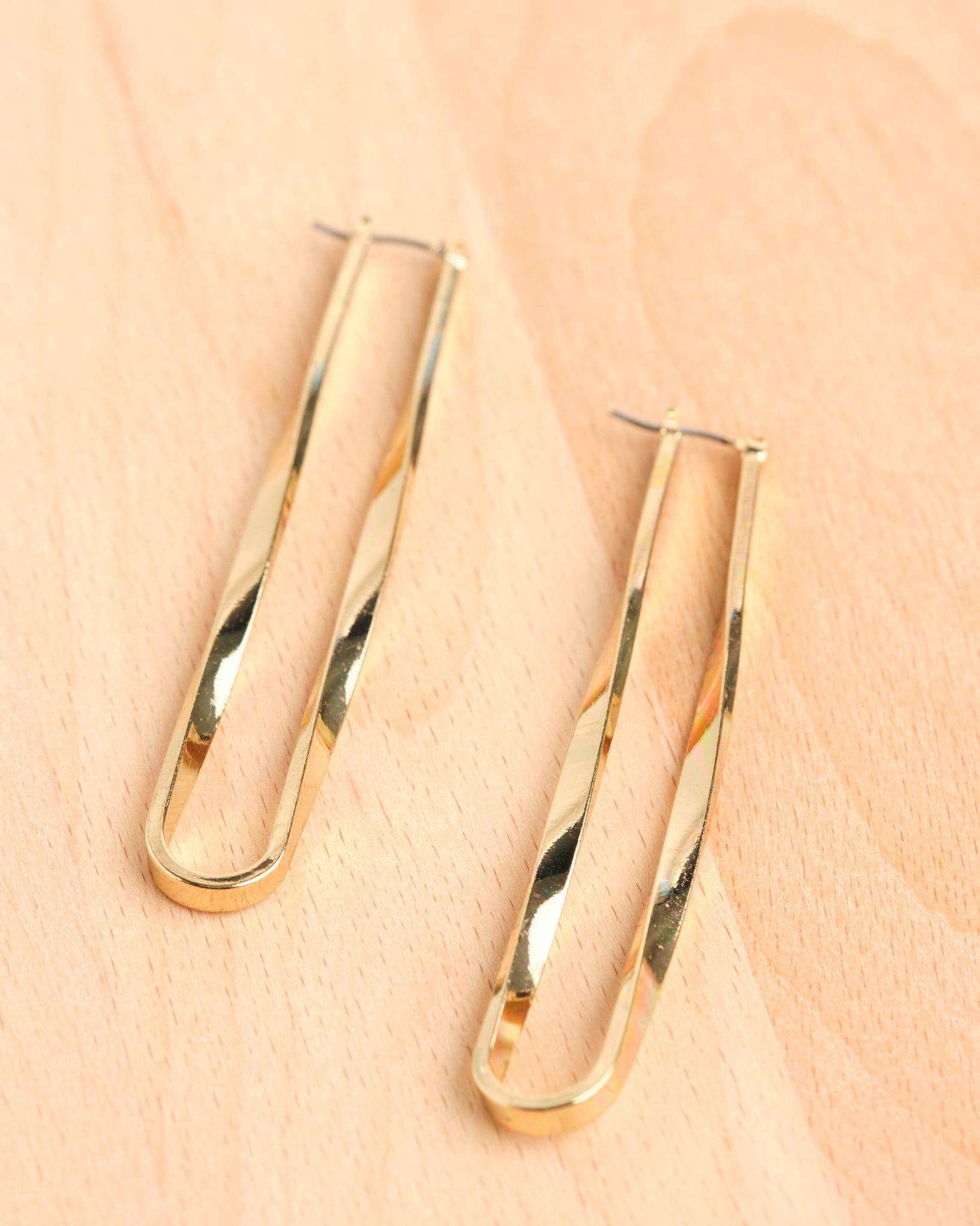 16K Plated So Long Earrings