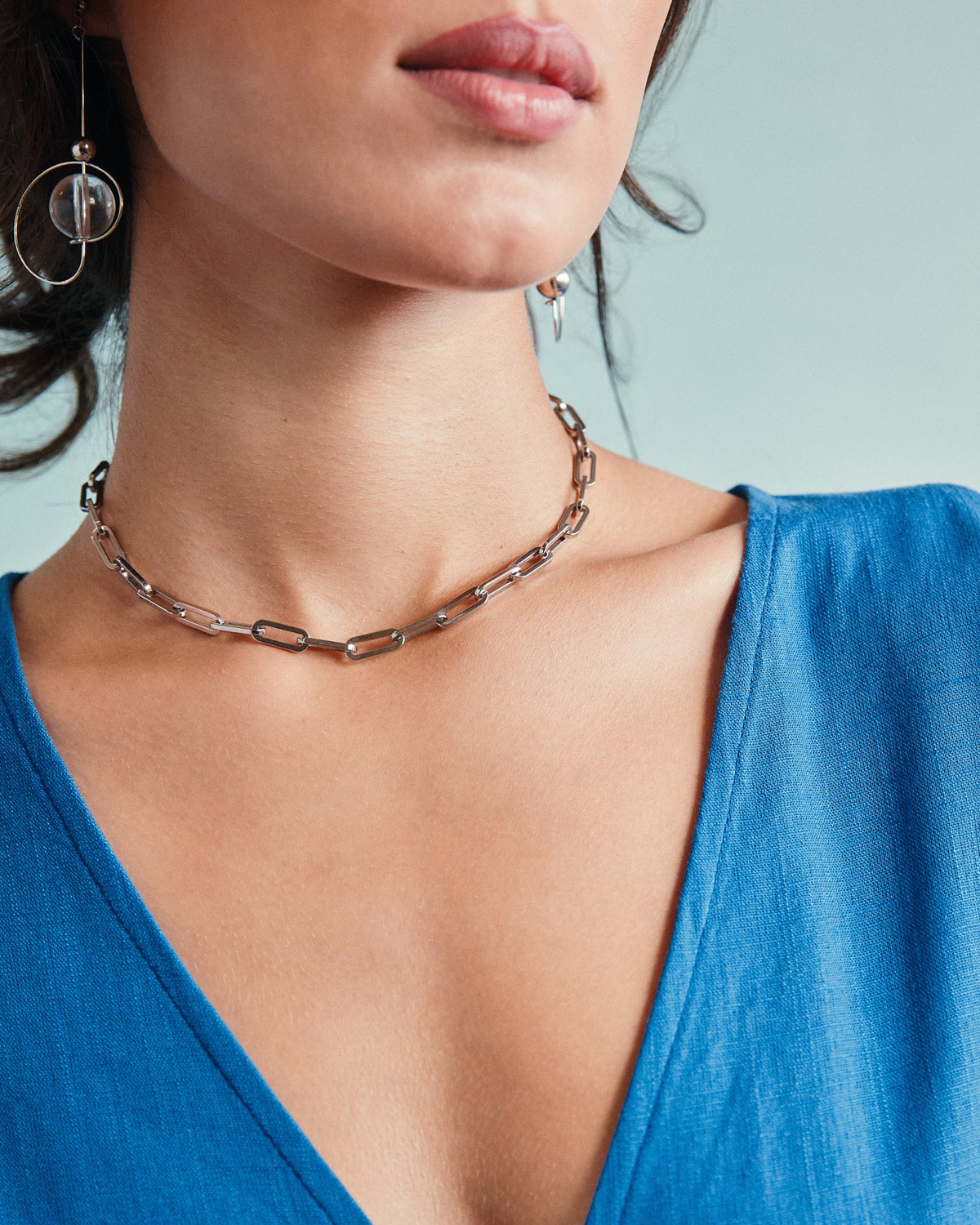 Silver Medium Chain Necklace