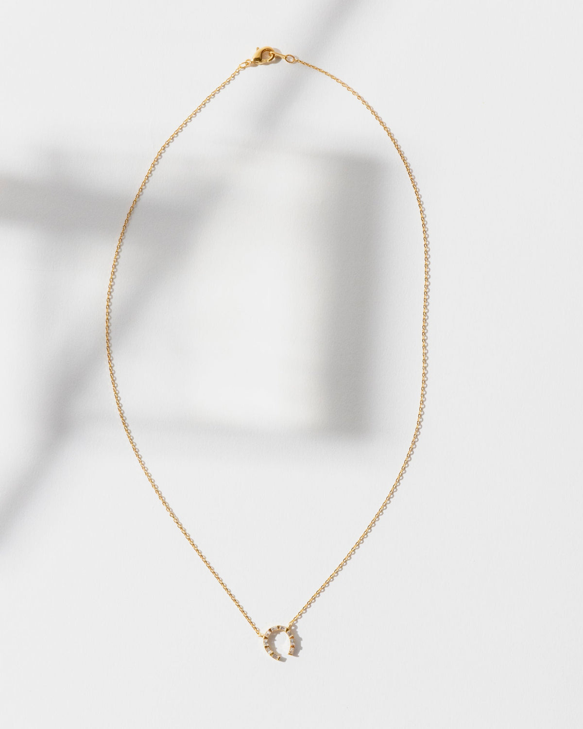 16K Plated Herradura Necklace