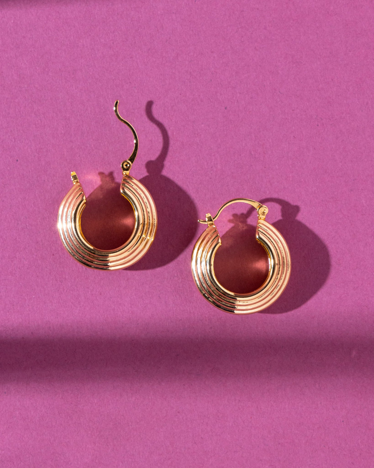 18K Plated Brass Earrings