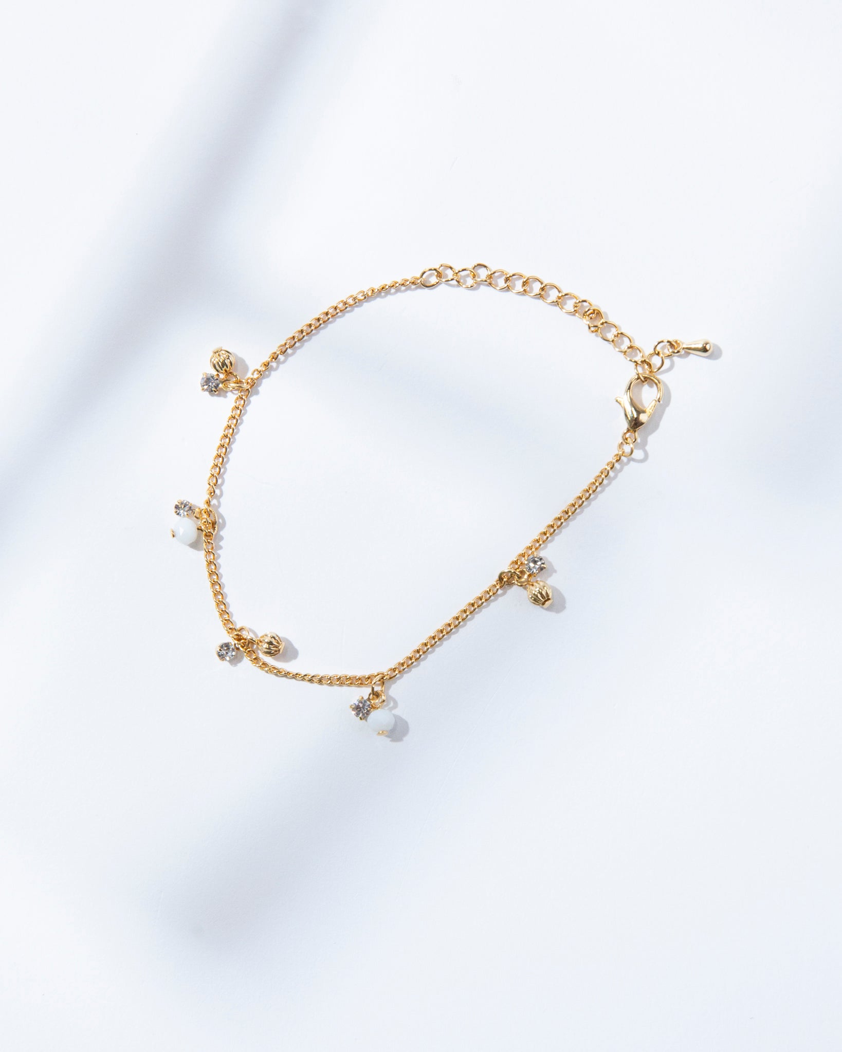 16K Plated Casia Dangling Bracelet