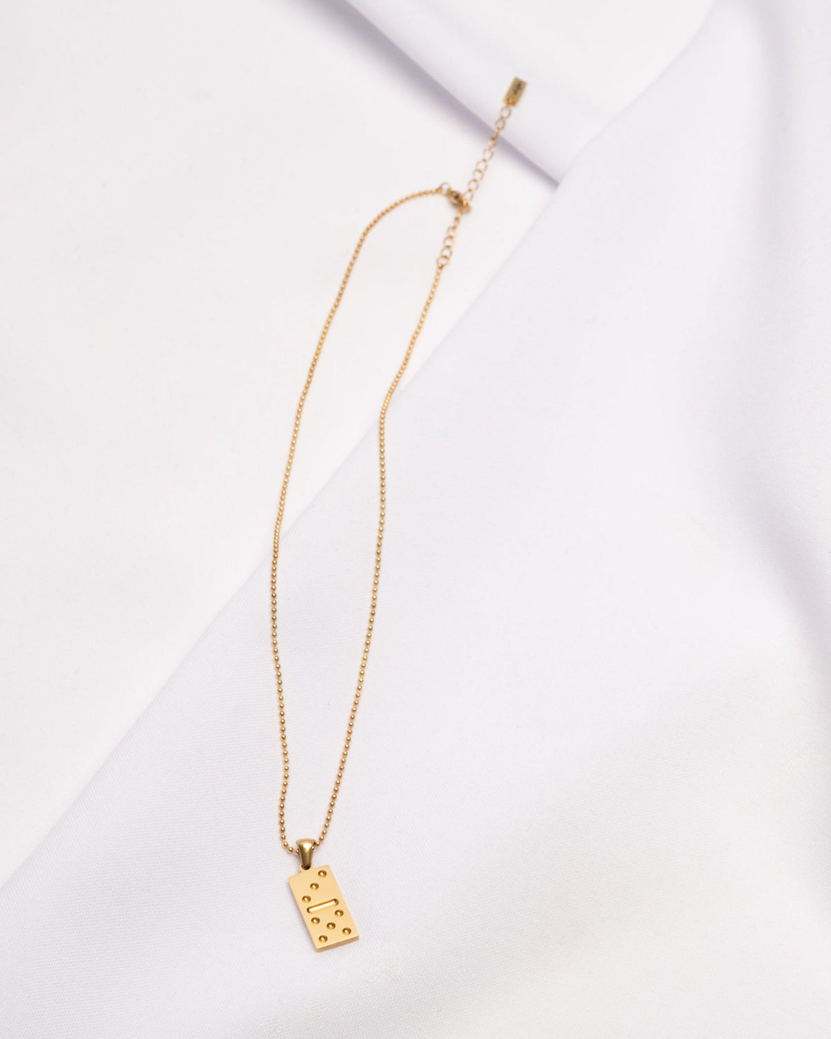 18K Plated Domino PR Necklace
