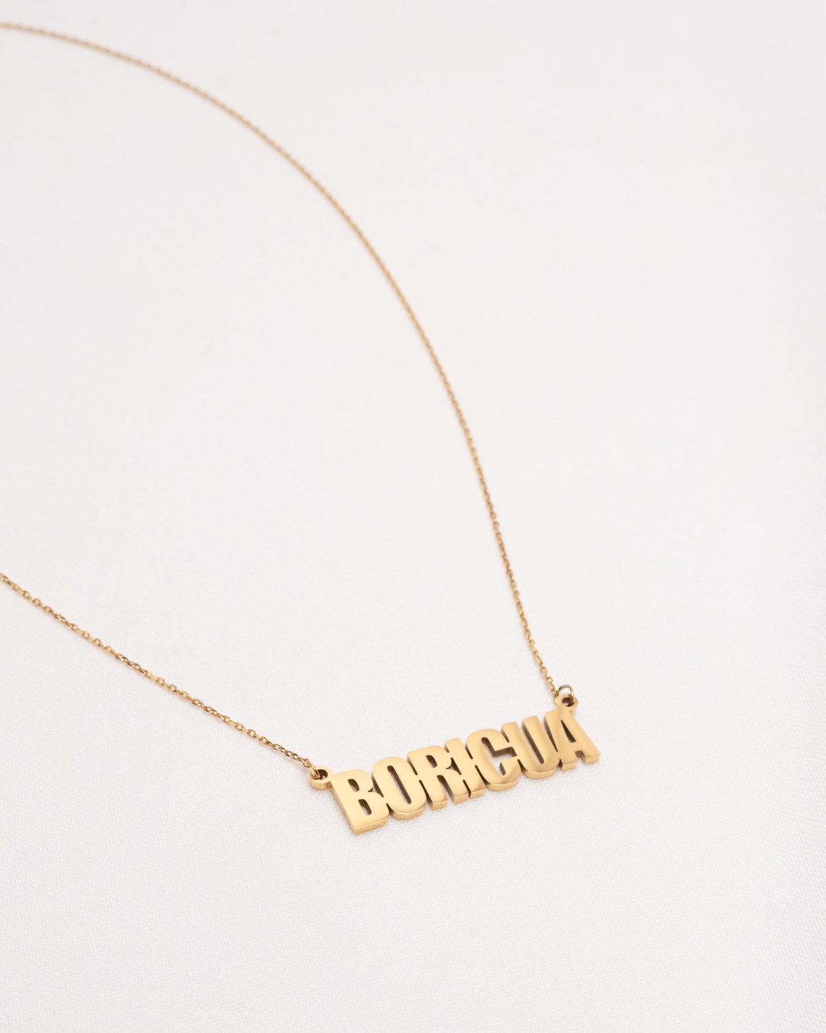 18K Plated Boricua Necklace