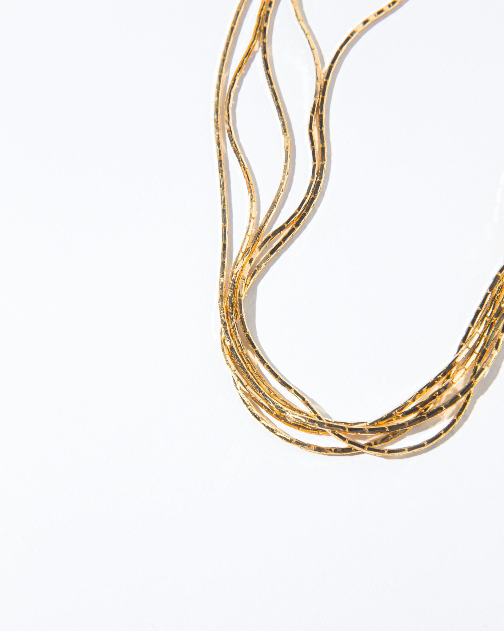 18K Plated 5 Layers Chain Necklace
