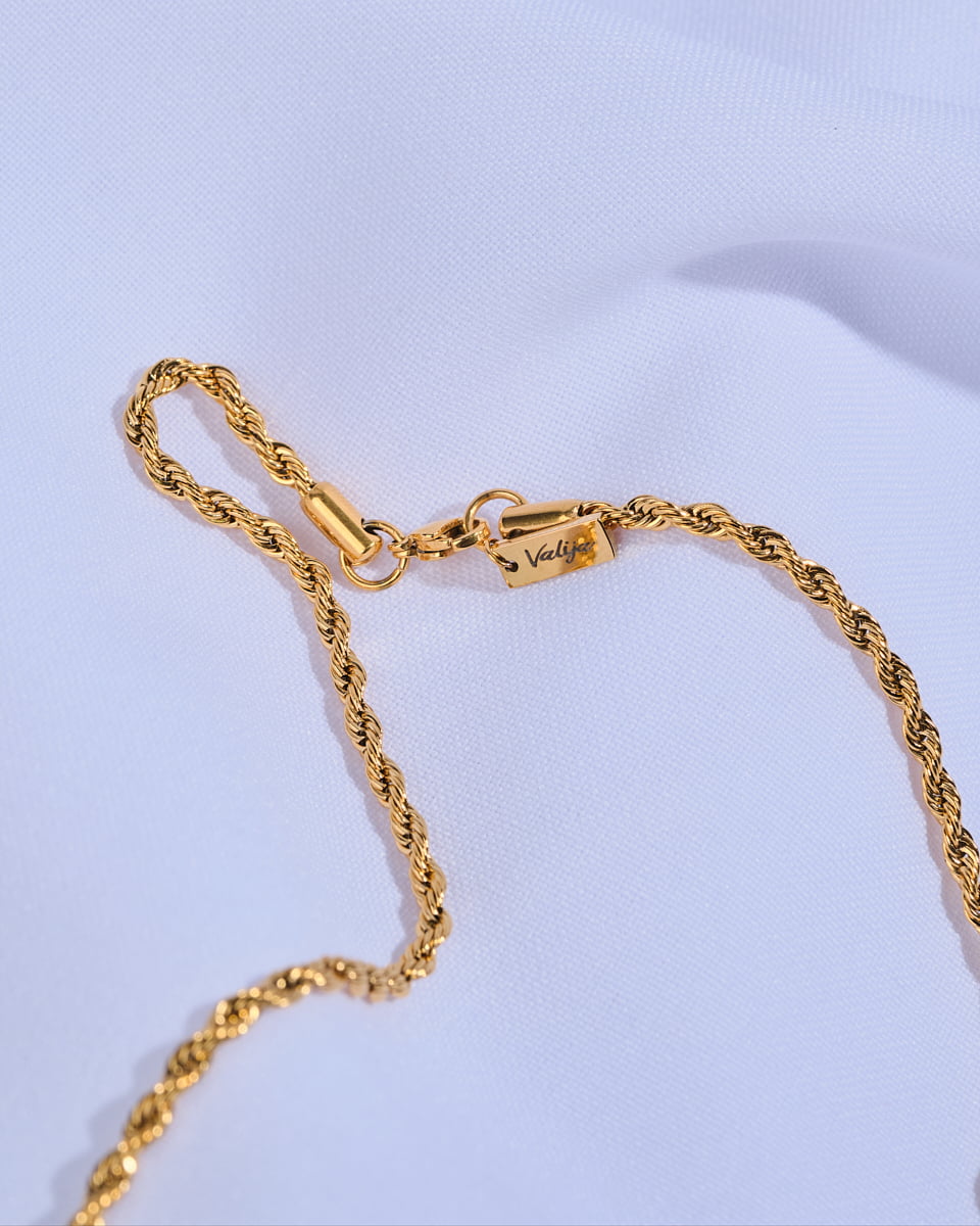 18K Plated PR Bold Necklace