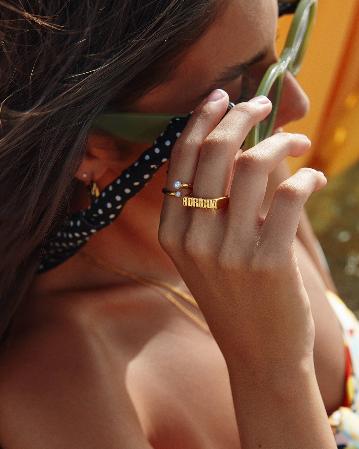 18K Plated Boricua Ring