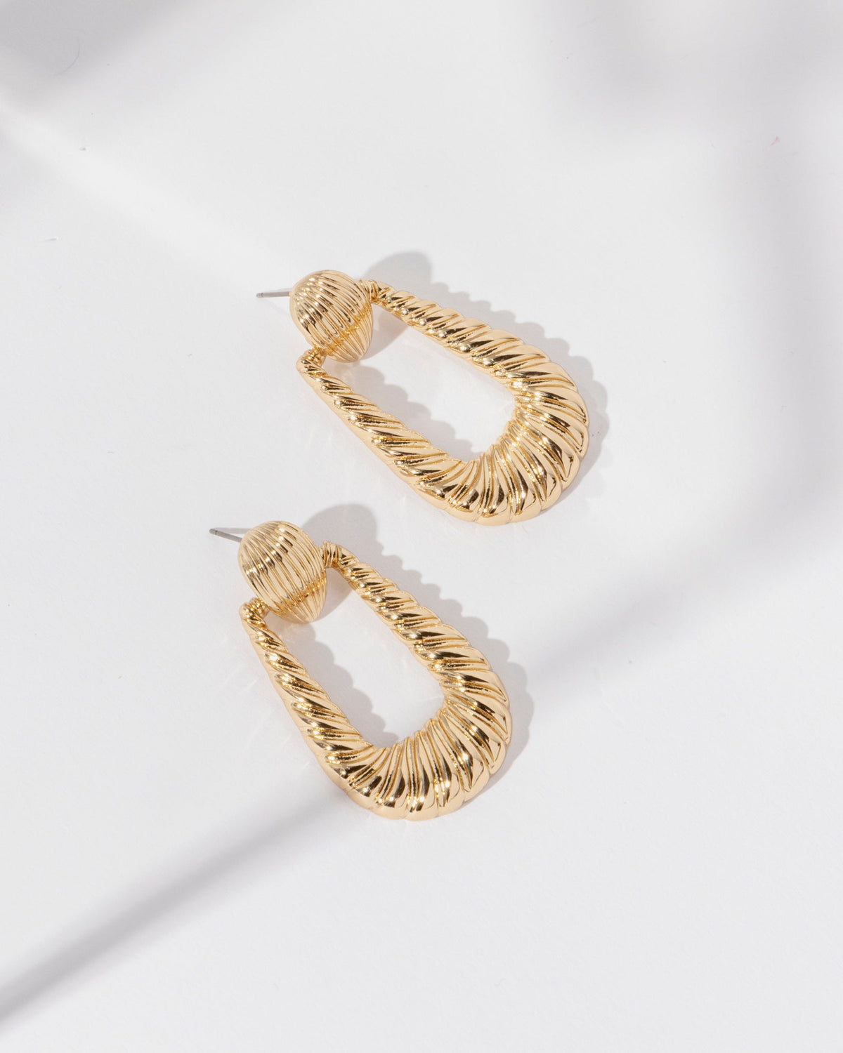 16K Plated Ru Earrings