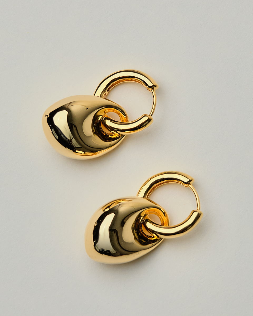18K Plated Nandipa Earrings