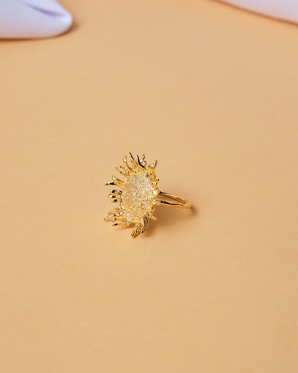 18K Plated Solaris Ring