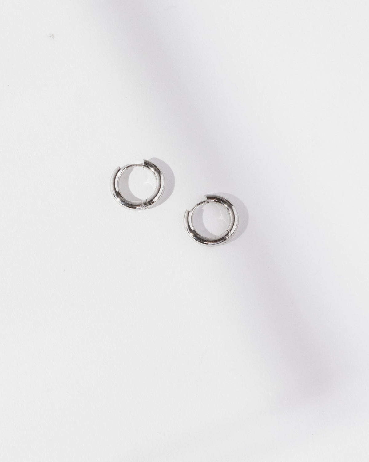 Class Silver Hoops