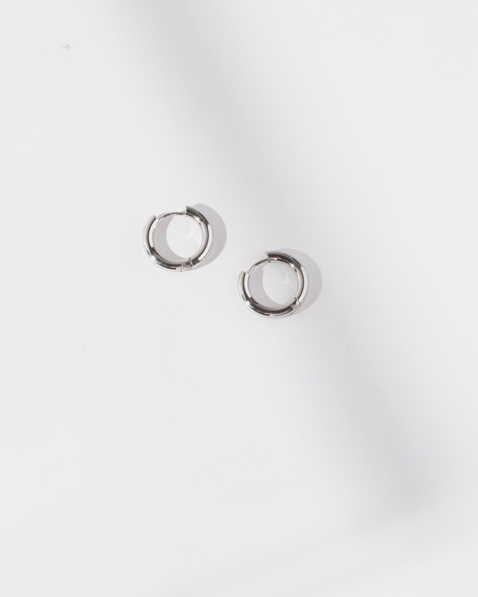 Class Silver Hoops