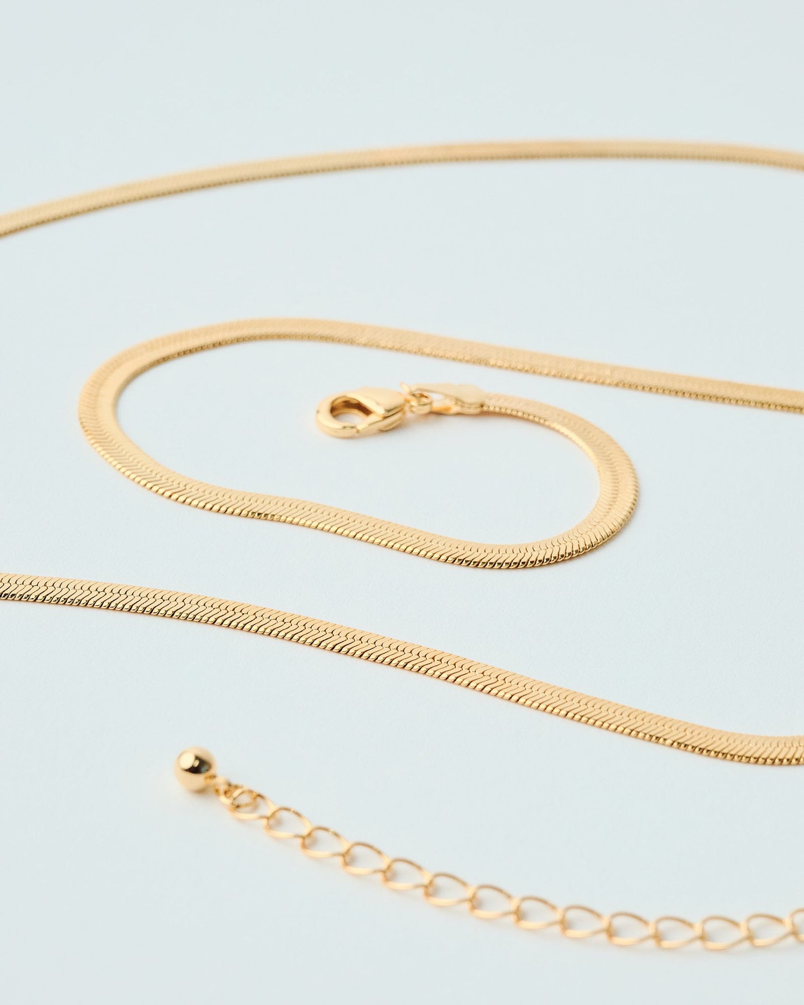 16K Plated Long Snake Chain