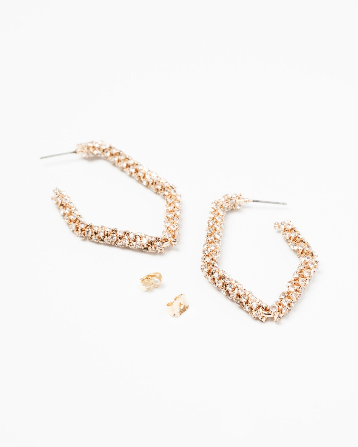 16K Plated Shiny Figure Earrings