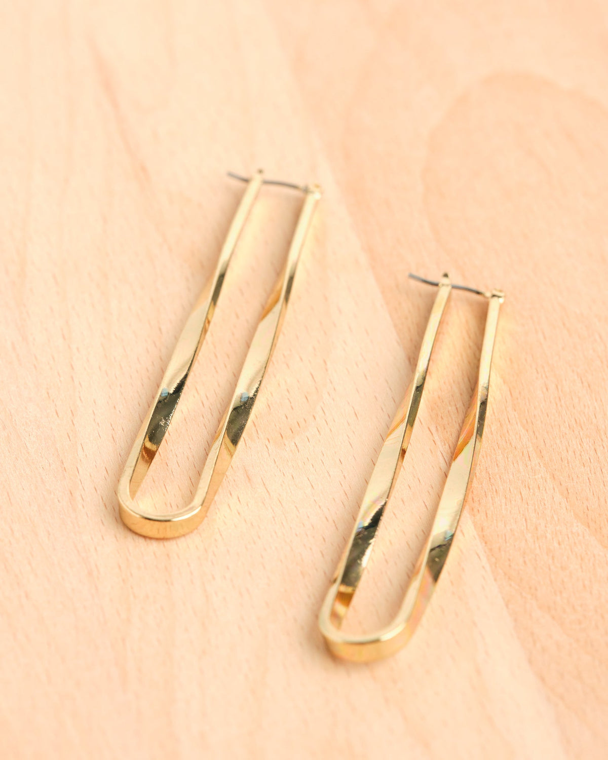 16K Plated So Long Earrings