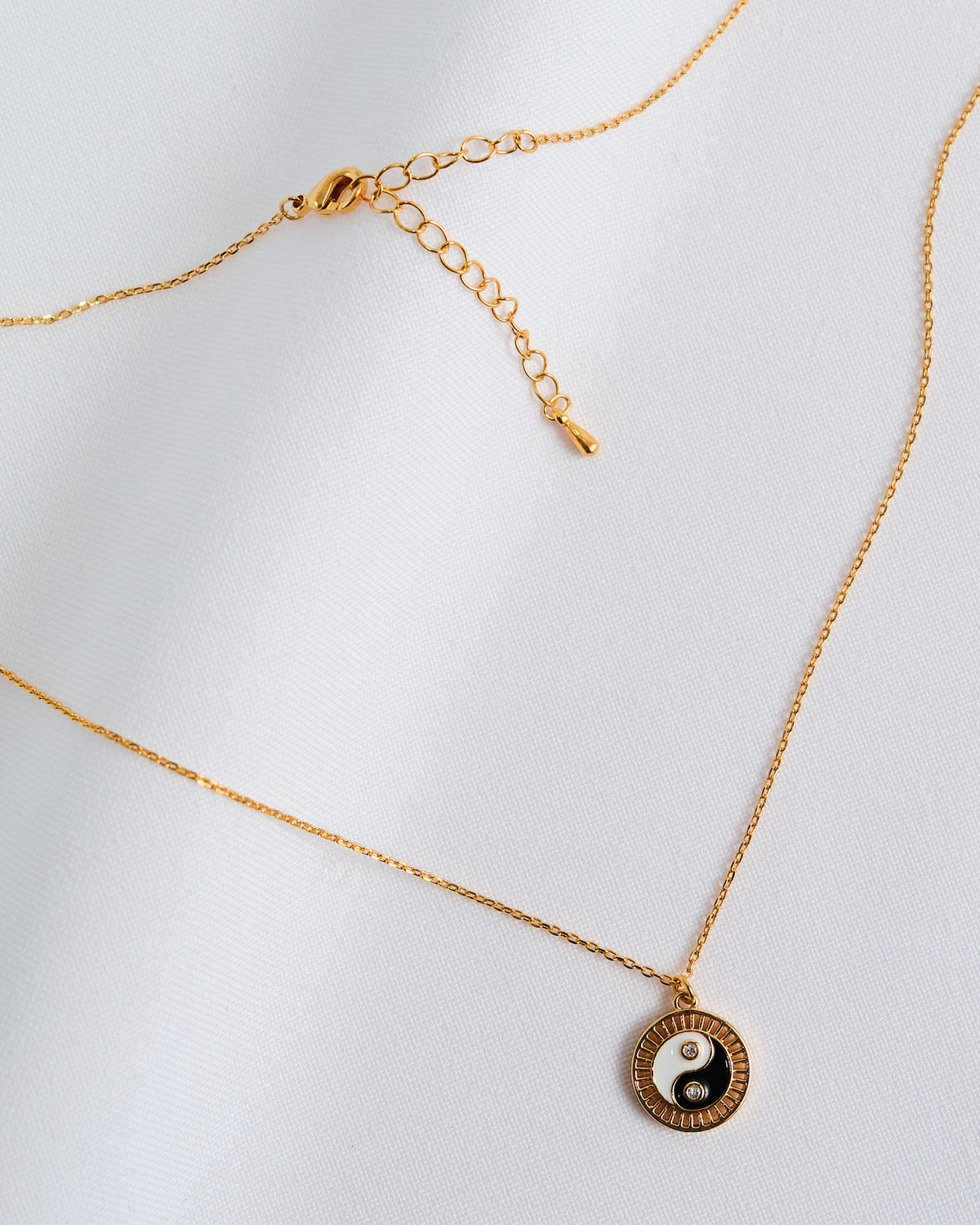 16K Plated Yin Yang Necklace
