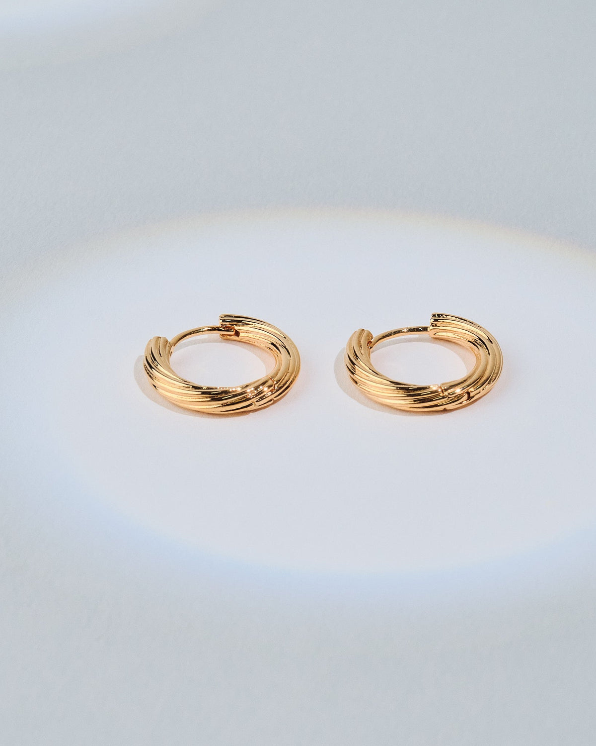 18K Plated Rimwa Hoops