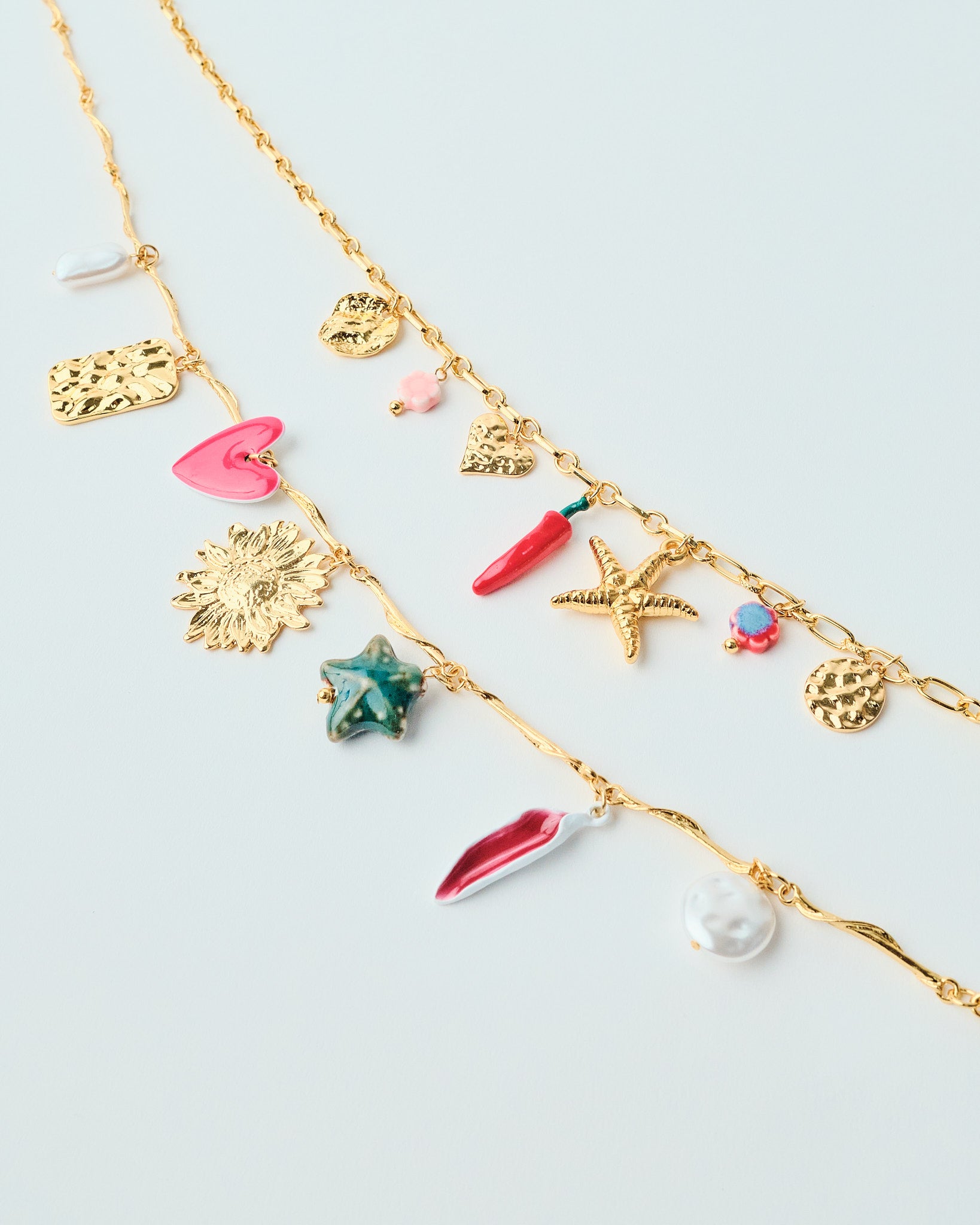 16K Plated Sunflower Necklace