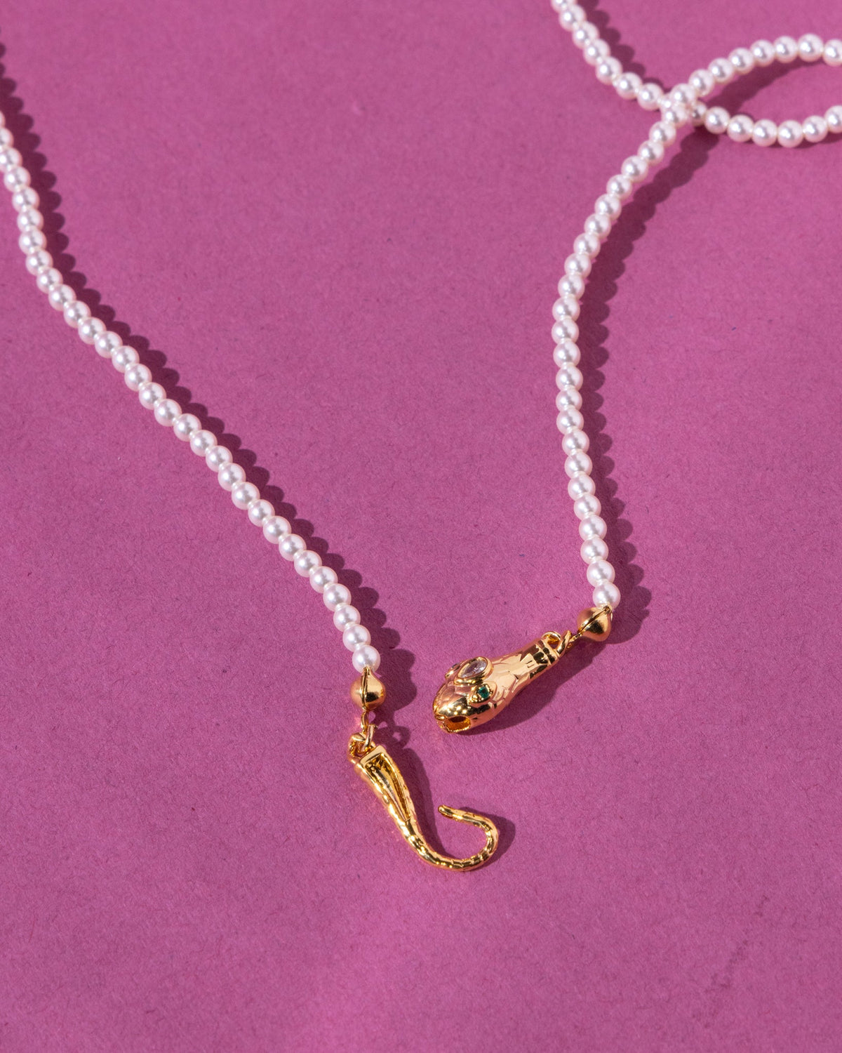18K Plated Serpent Necklace