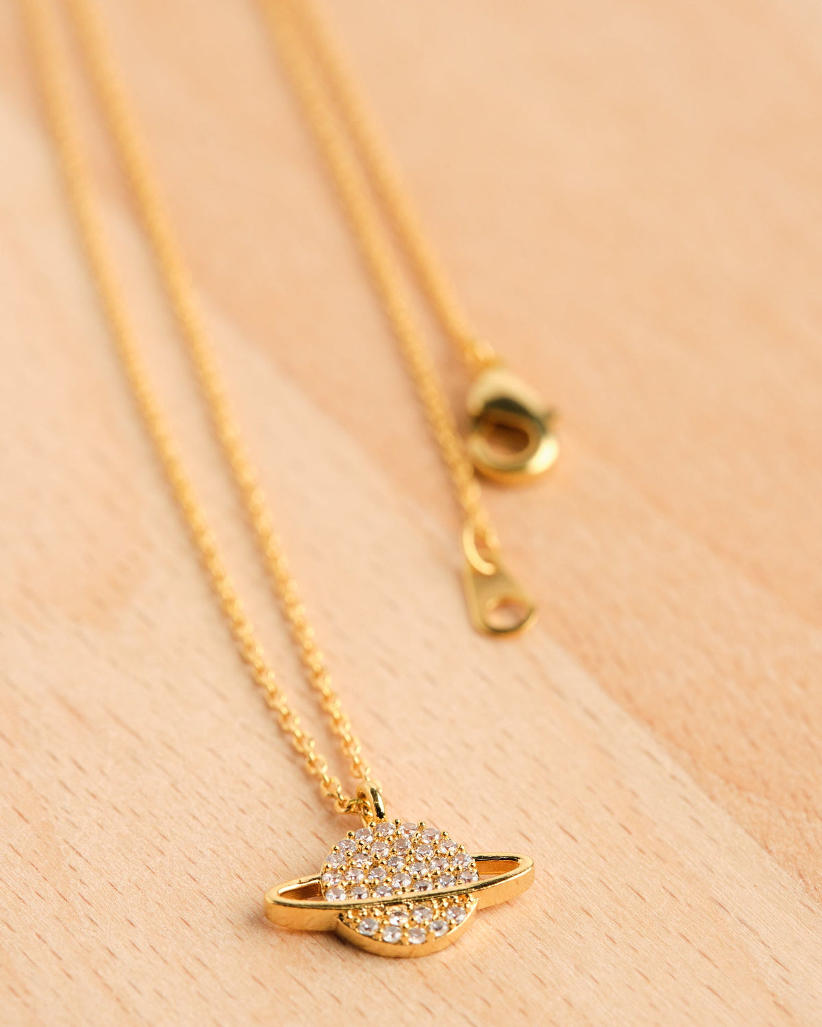 16K Plated Planet Necklace