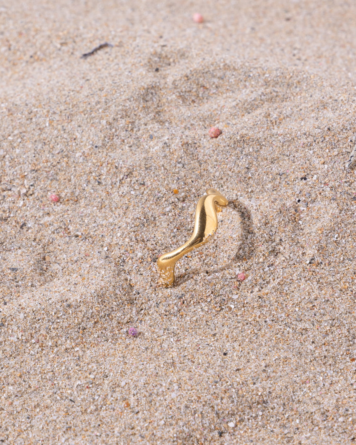 18K Plated Wavy Ring