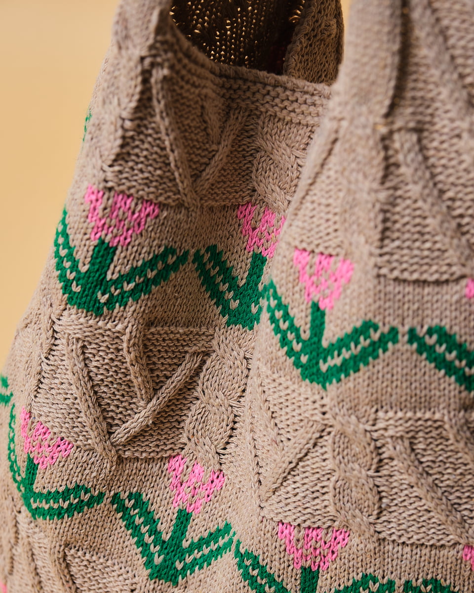 Flora Crochet Purse