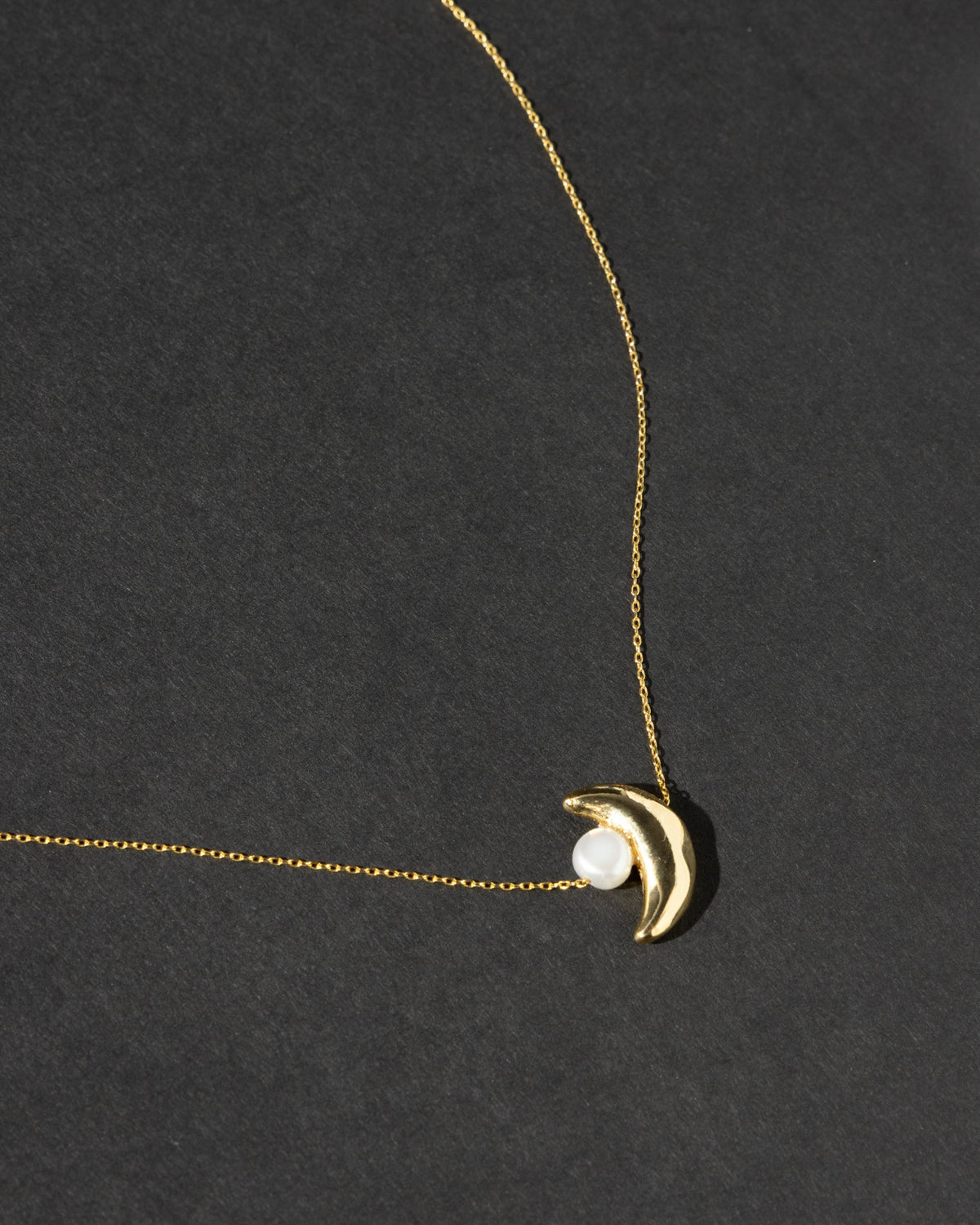 18K Plated Luna Perla Necklace