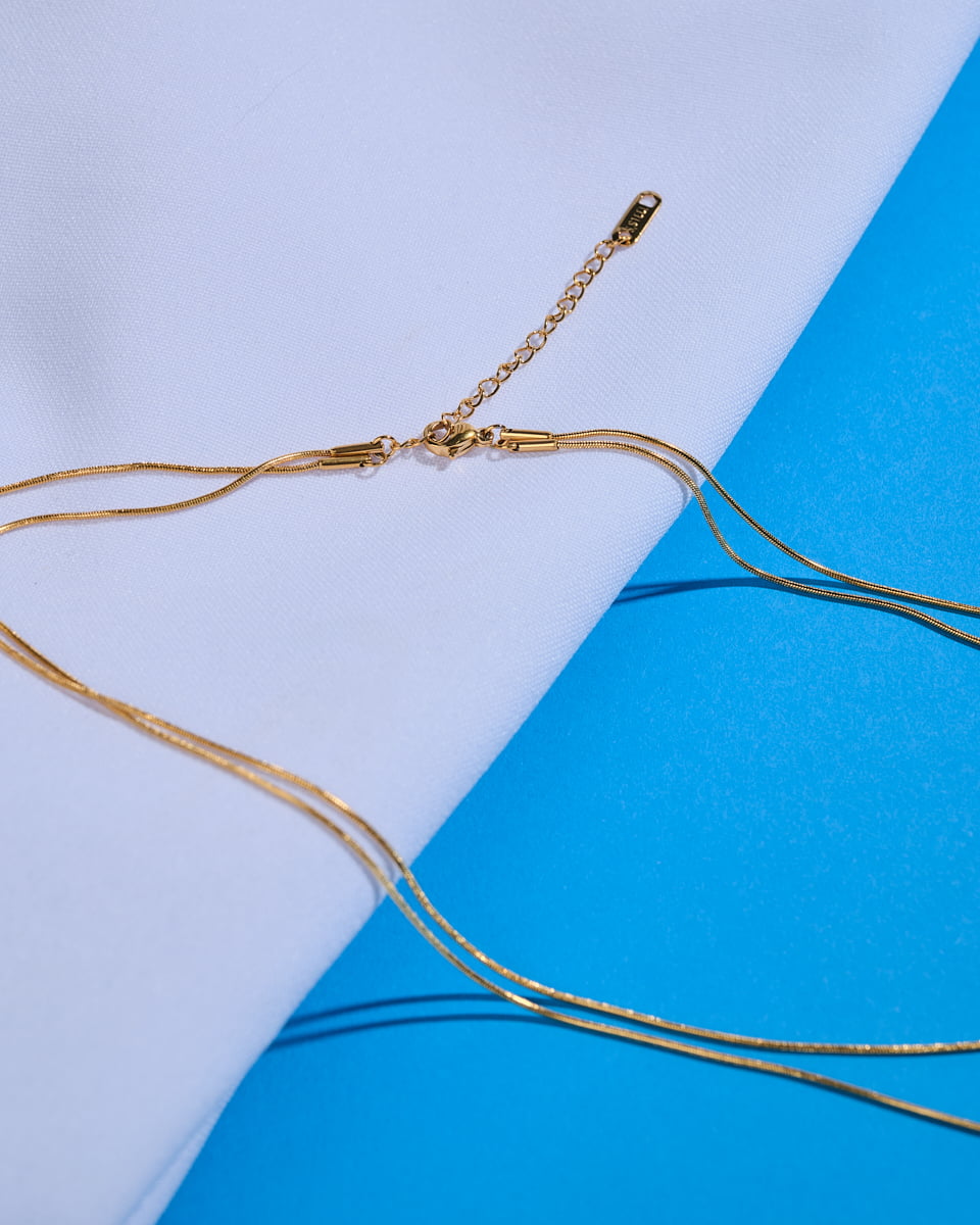 18K Plated Sebnitz Necklace