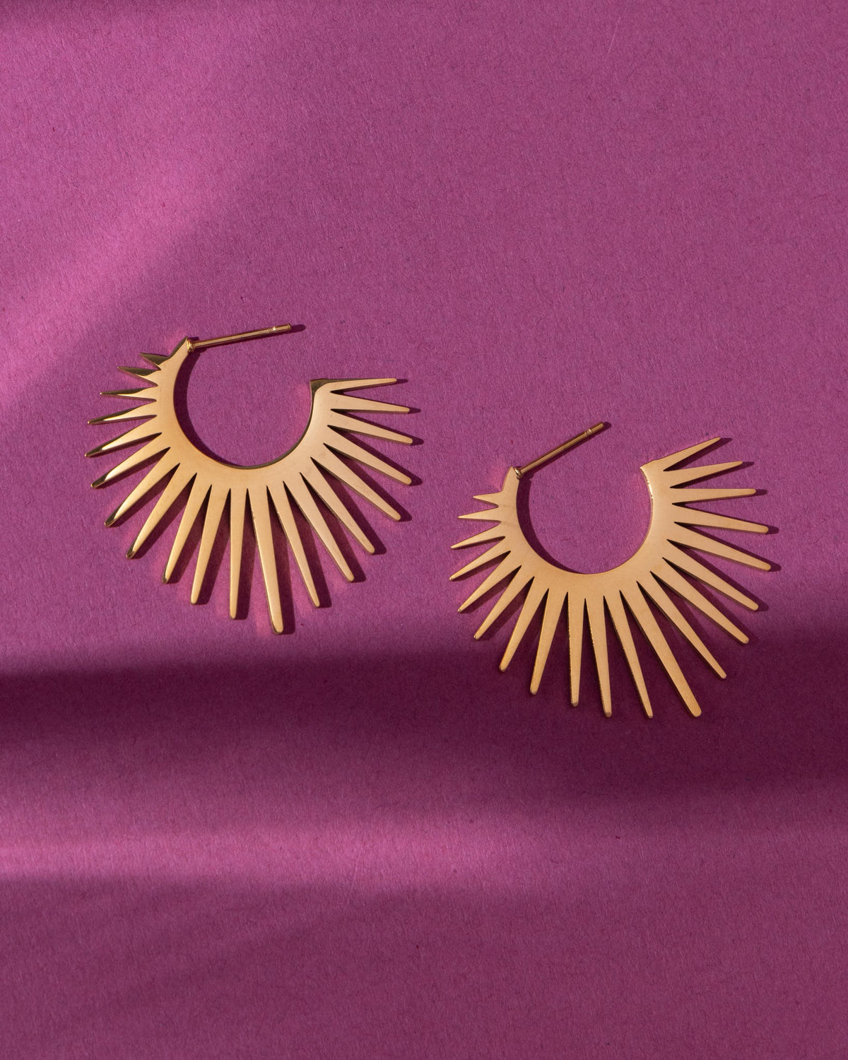 18K Plated Picos Earrings