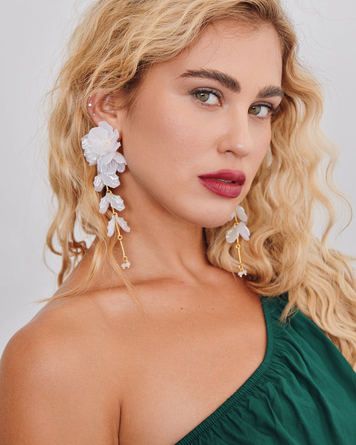 16K Plated Elena Earrings