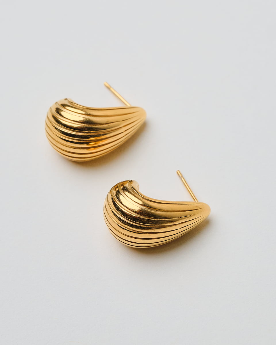 18K Plated Special Drop Earrings