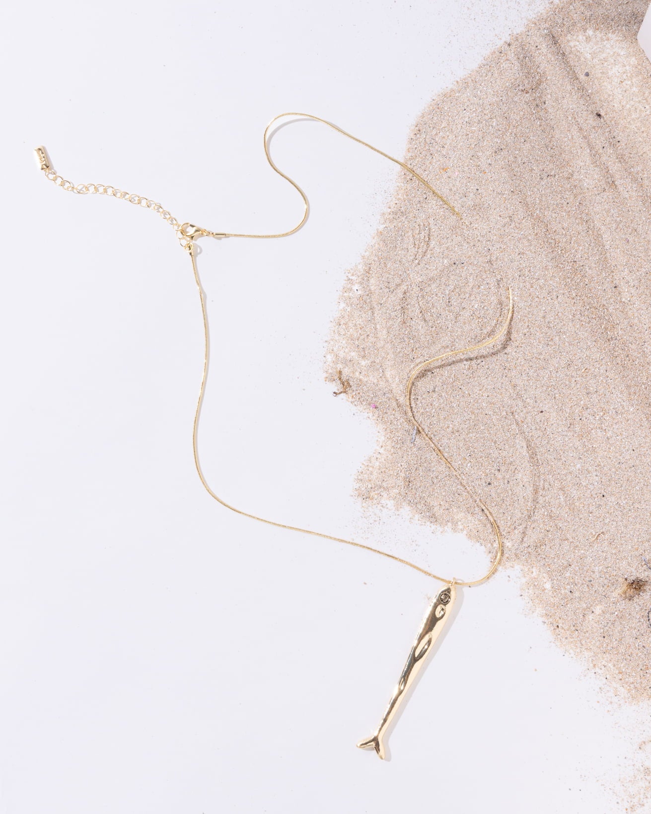 16K Plated Oarfish Necklace