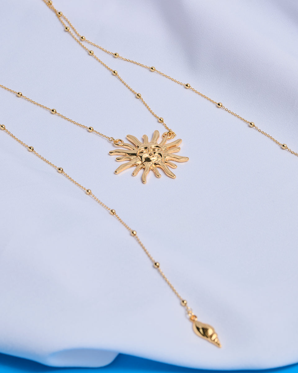 16K Plated Astral Necklace
