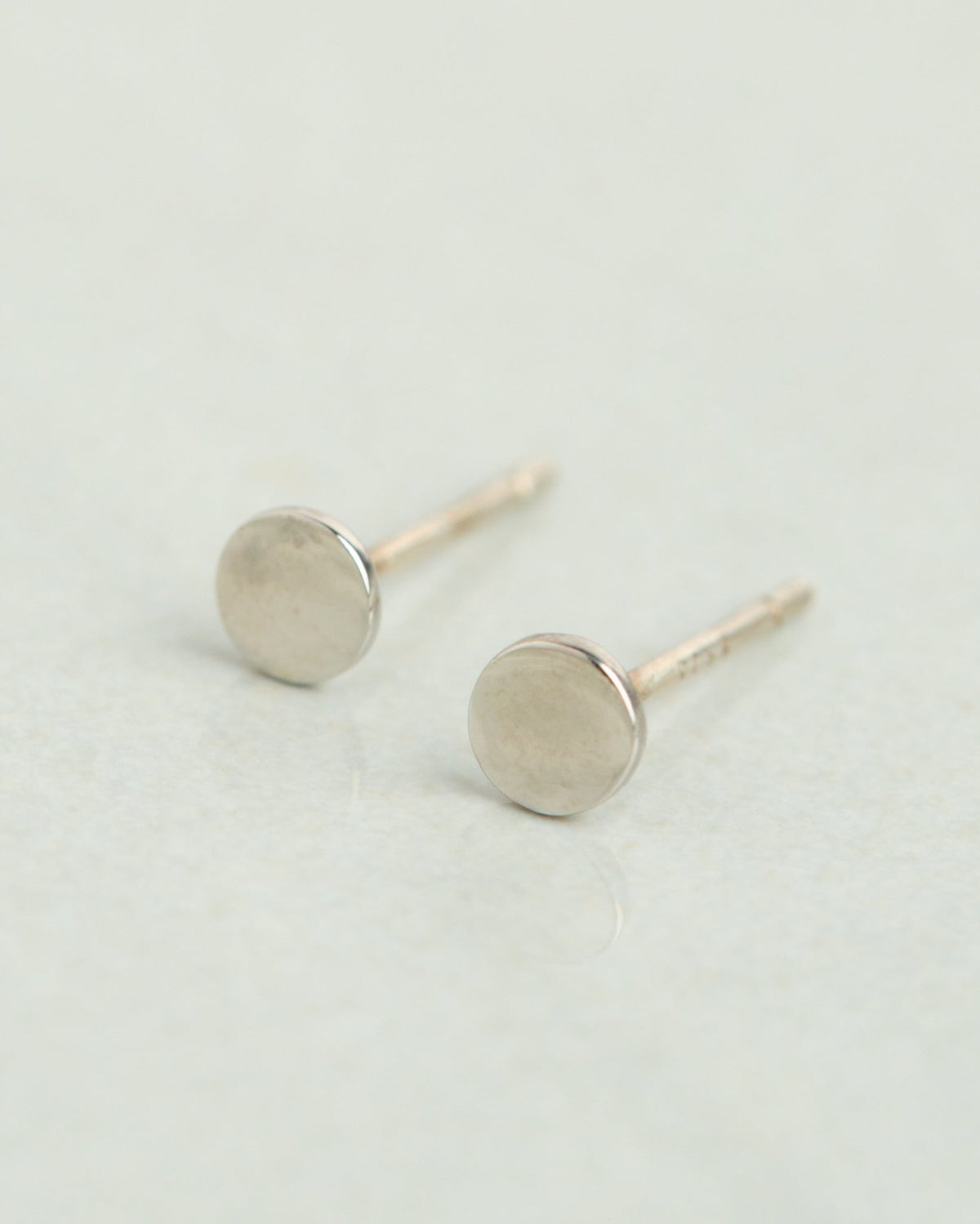 Flat Stud Earrings