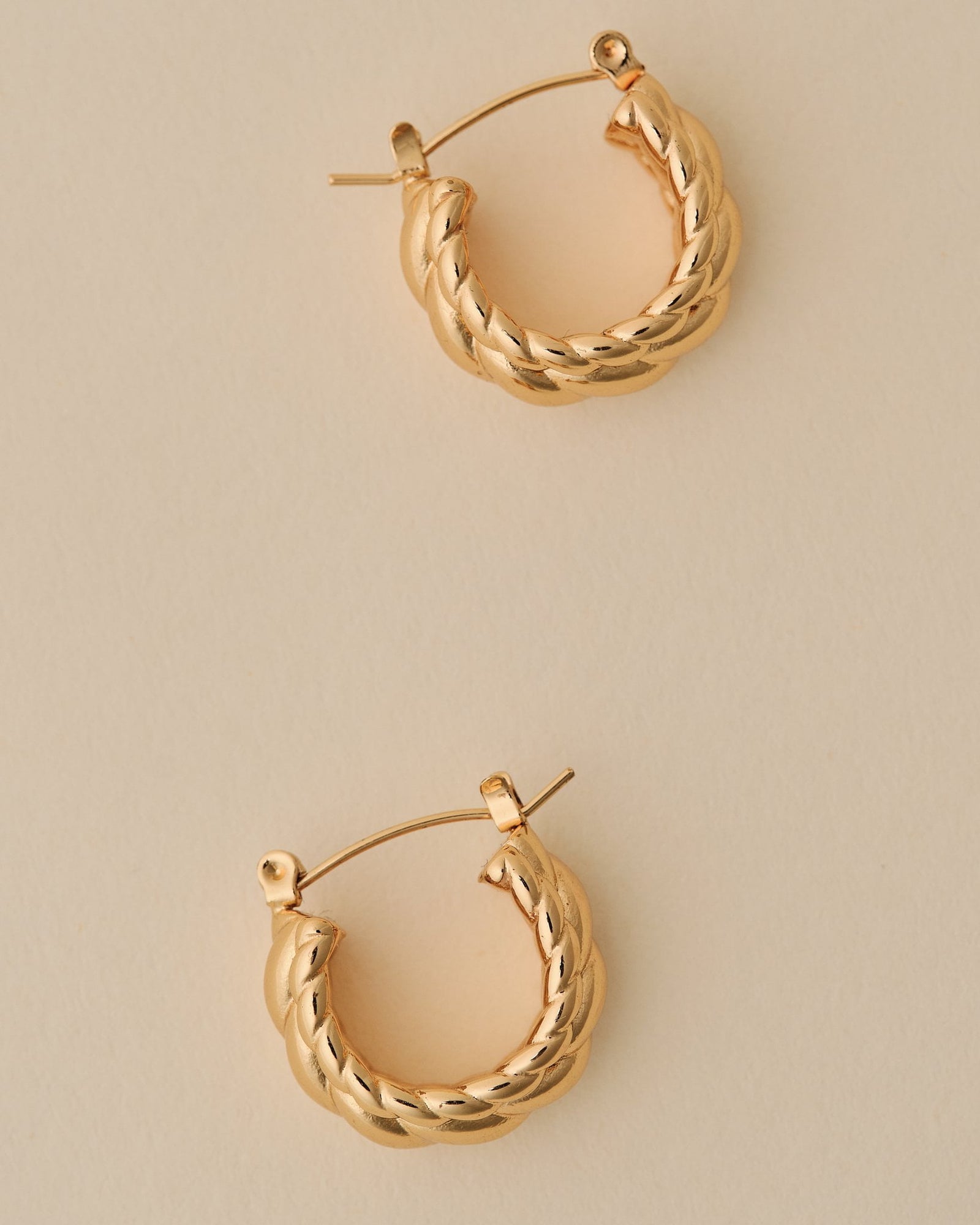 18K Plated Wyk Earrings