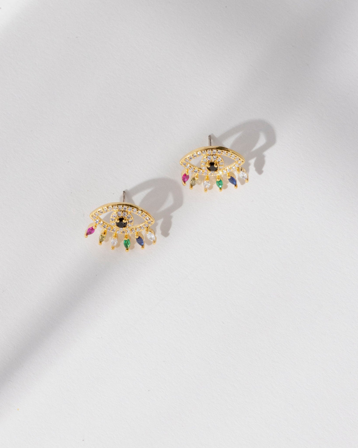 18K Plated See You Earrings