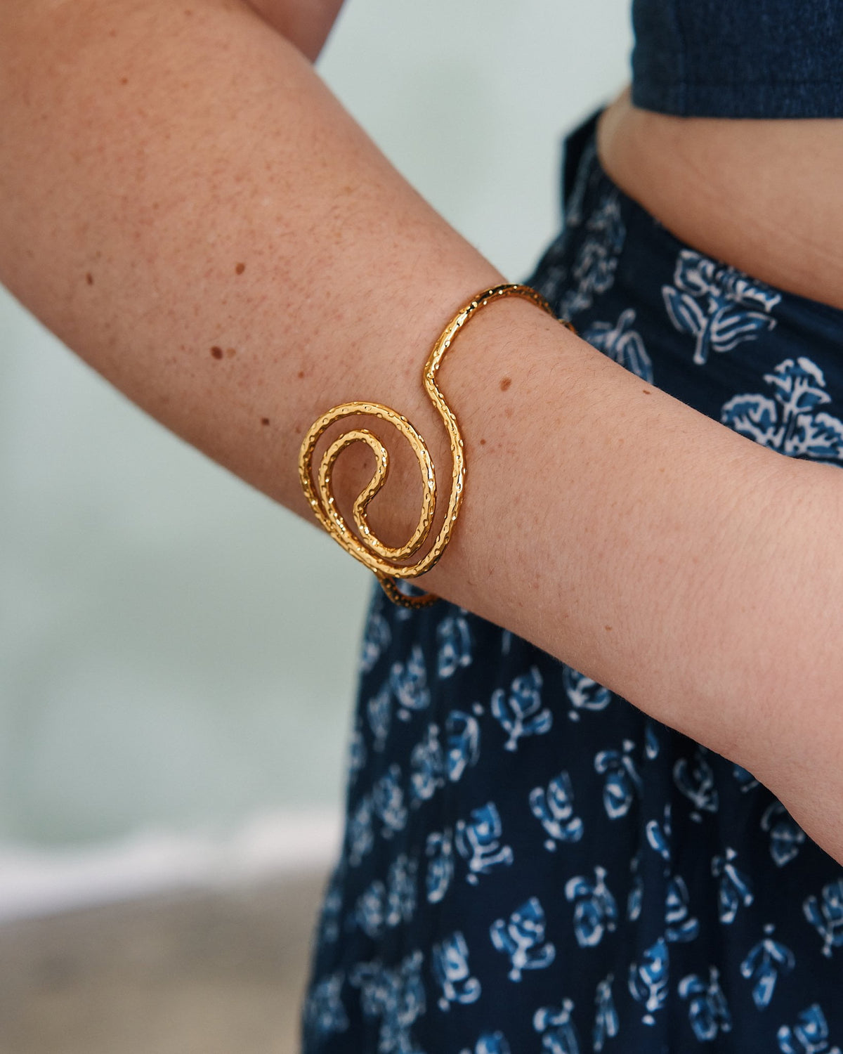 18K Plated Aken Cuff