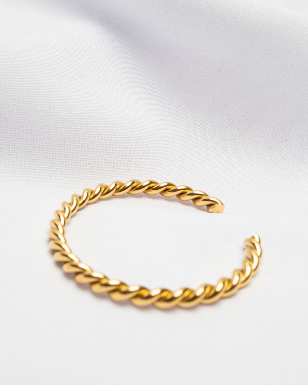 18K Plated Curly Cuff