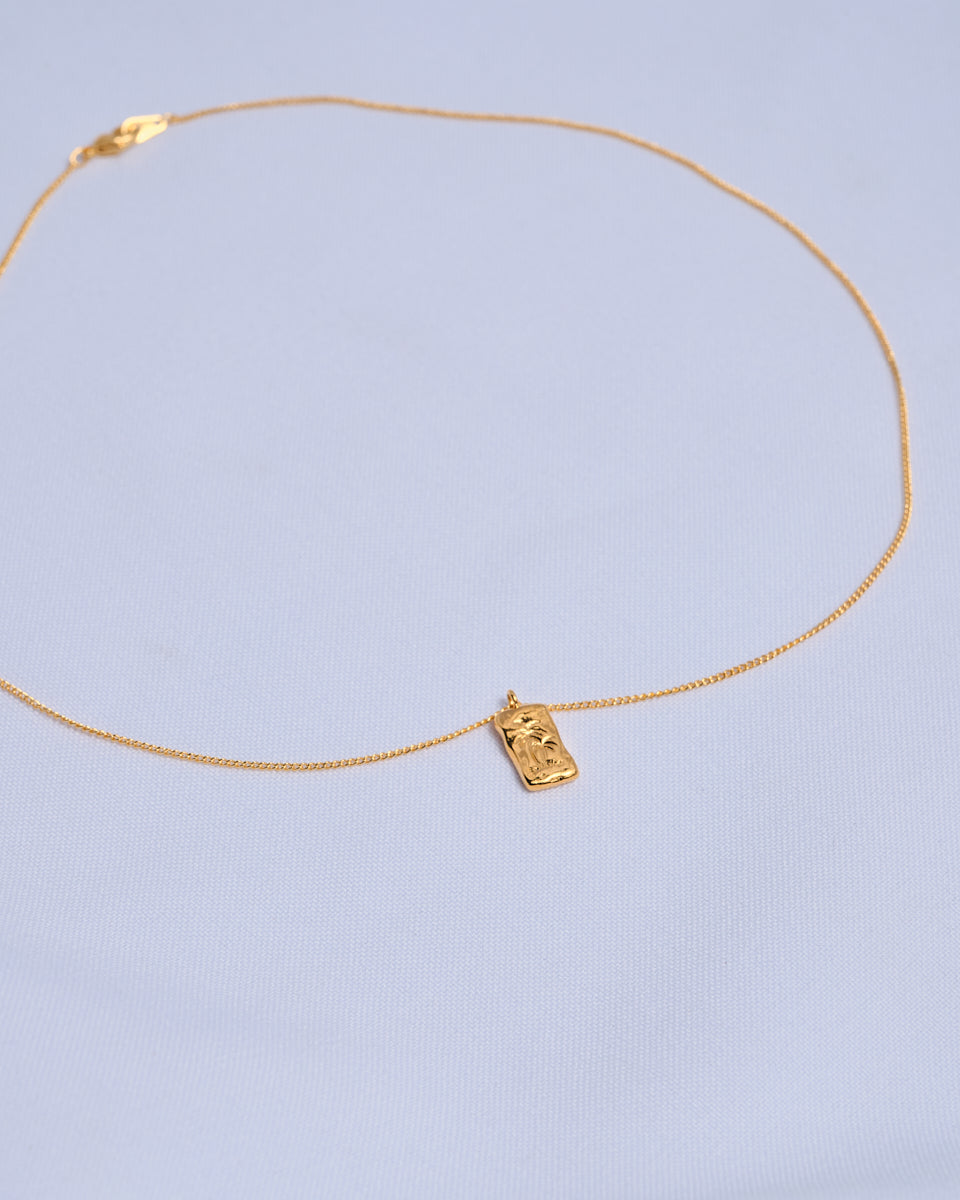 16K Plated 2 Palmitas Necklace