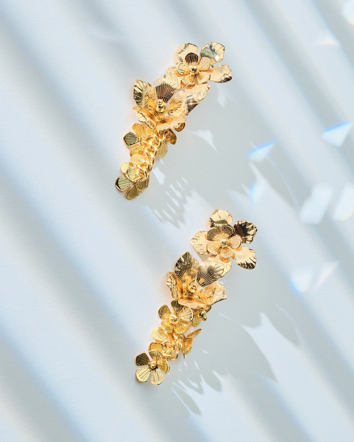 16K Plated Flores Earrings