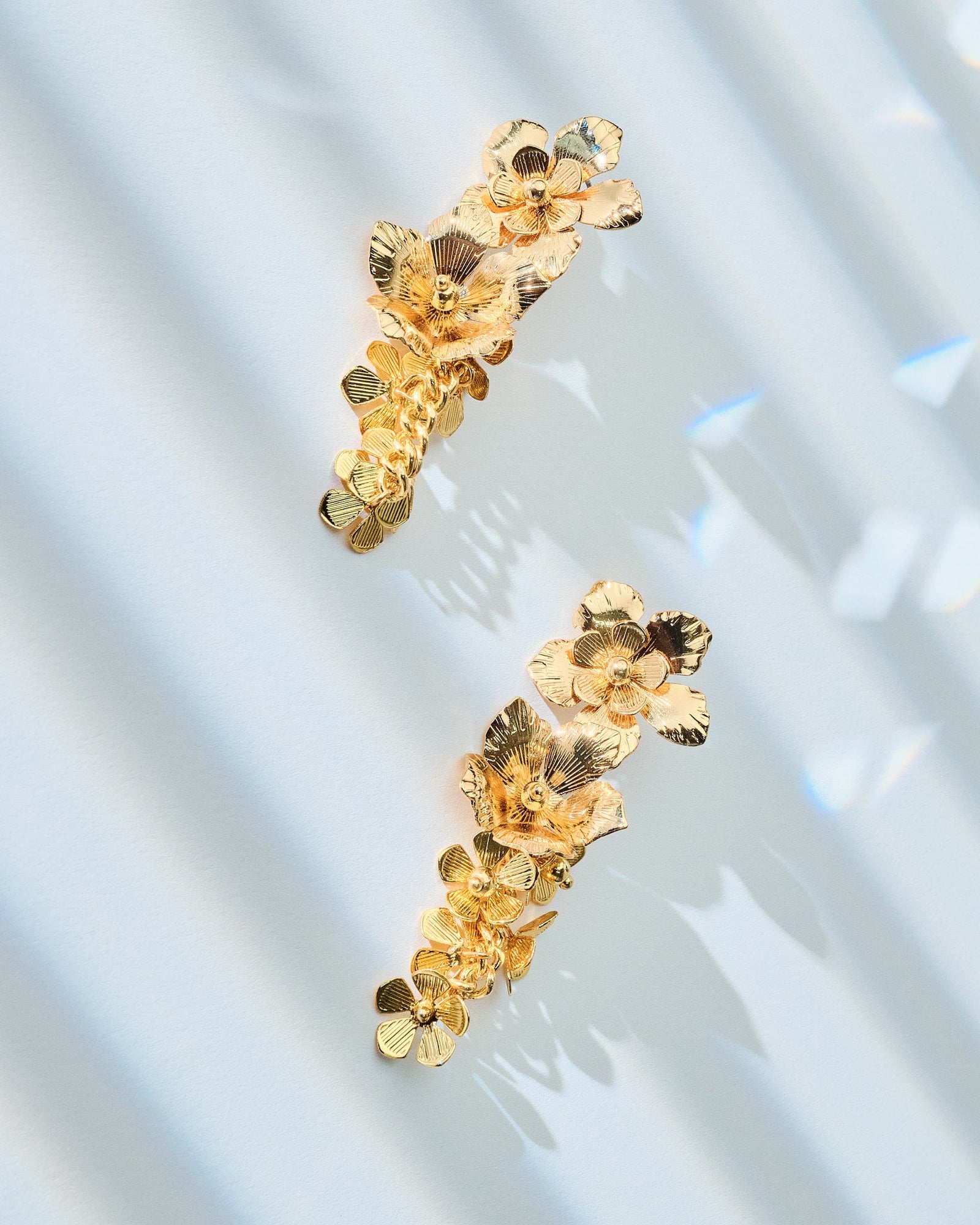 16K Plated Flores Earrings