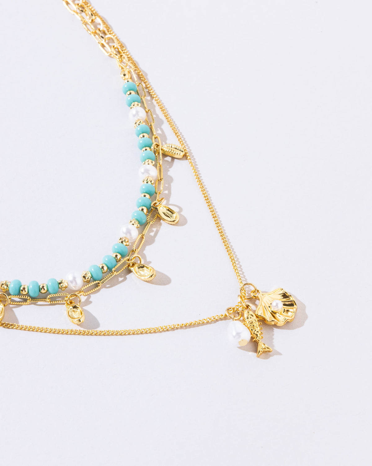 16K Plated Shore Necklace