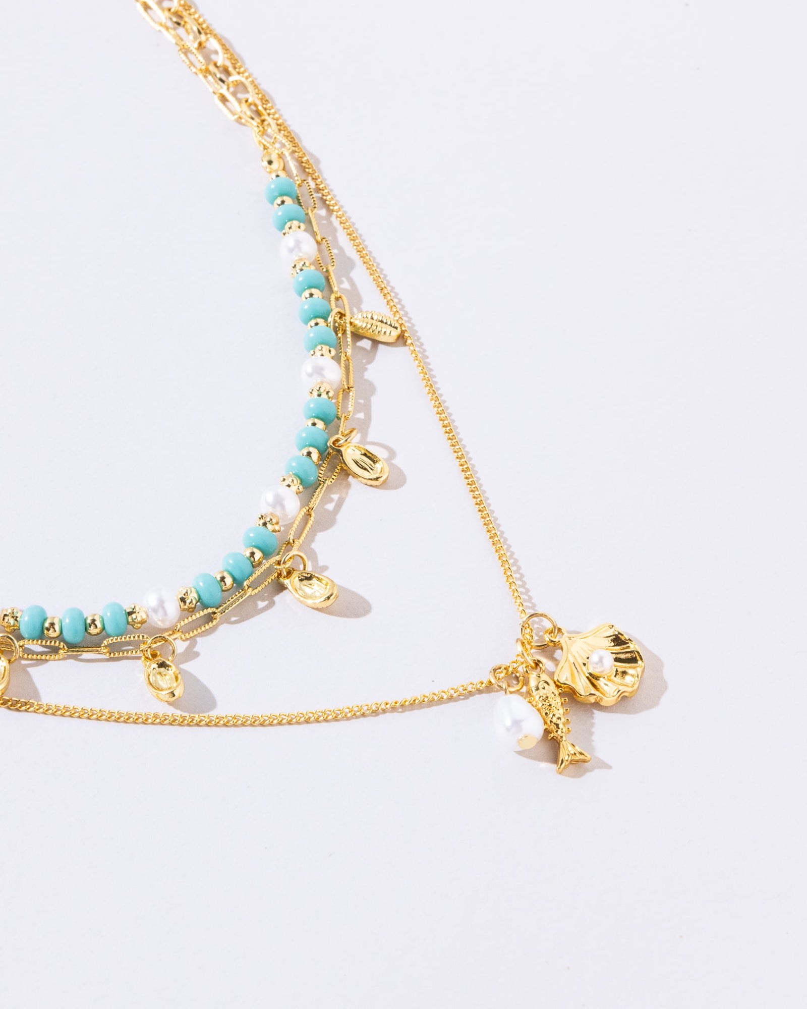 16K Plated Shore Necklace