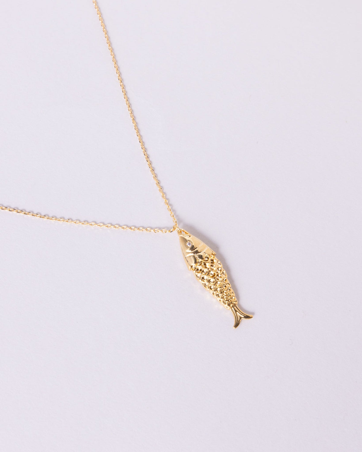 18K Plated Sardine Necklace