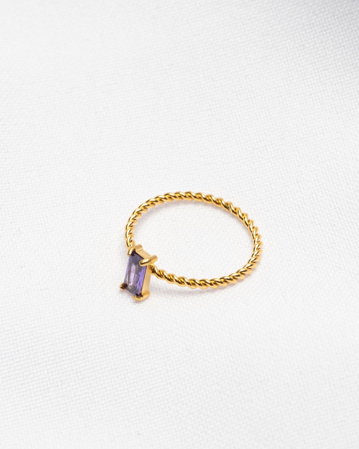 18K Plated Ley Ring
